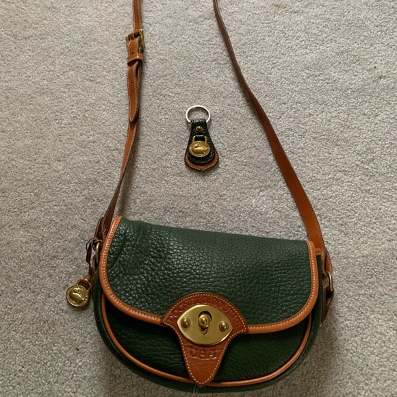 dooney and bourke vintage green crossbody